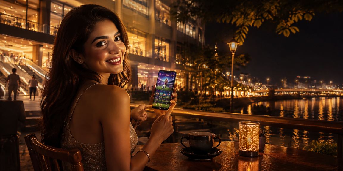 Casino app user surfing gaming options in Delhi